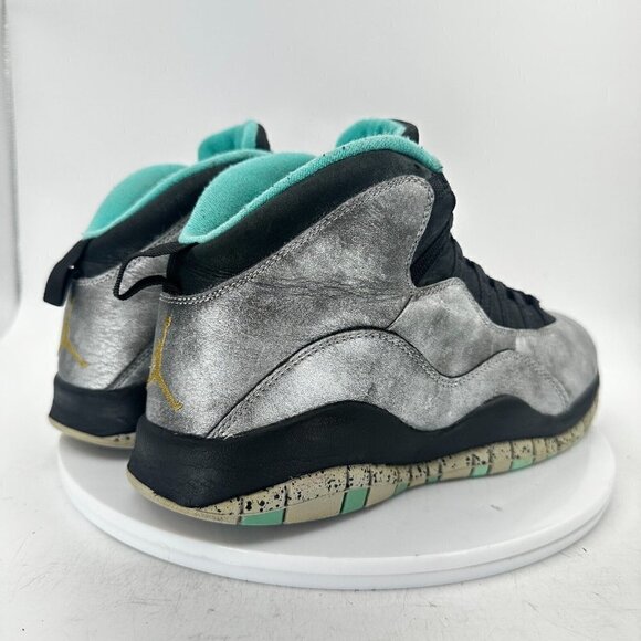 Nike Air Jordan 10 X Retro 30th Men Size 10.5 705178-045 Lady Liberty Grey Shoes - Picture 5 of 14
